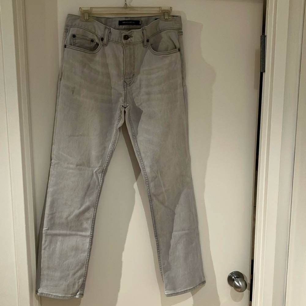 Banana Republic Gray Slim Mens Jeans Classic Style
Size 31W x 30L